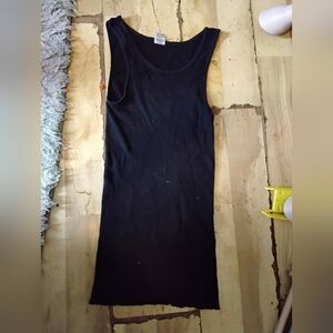 Joe Boxer Black Ribbed Tank Top